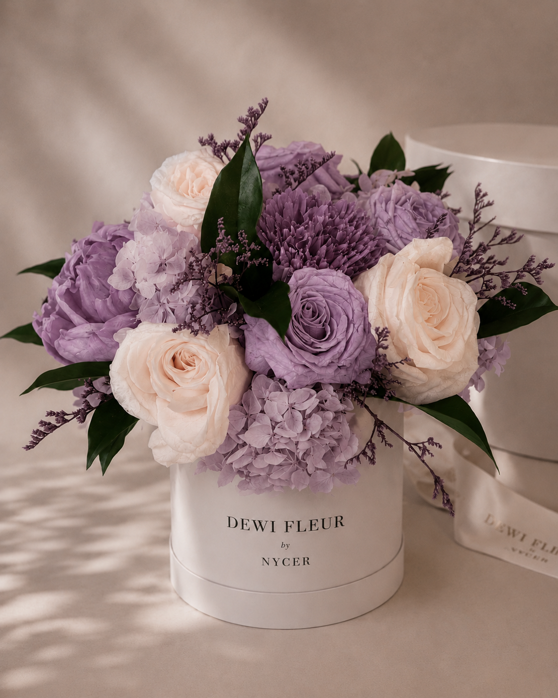 Pompadour - La Maison Signature Collection Purple Preserved Flowers